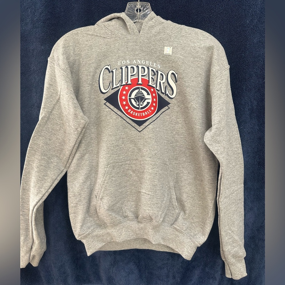 NEW LA Clippers Gray Hoodie Youth Large NBA